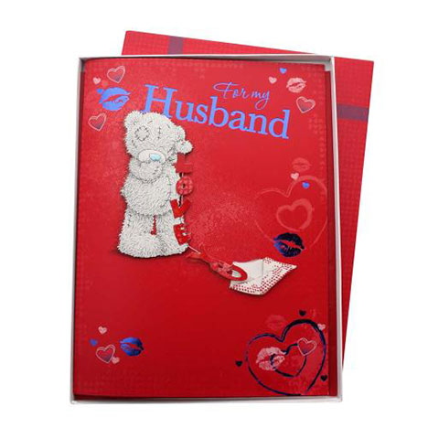 Husband Me to You Bear Valentines Day Boxed Card £9.99